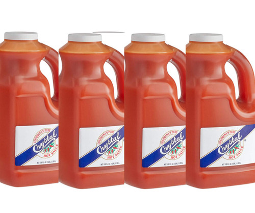 CRYSTAL Crystal Hot Sauce Bulk Food Service 1 Gallon/3.78L- 4/Case 