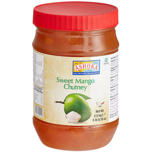 ASHOKA Ashoka Sweet Mango Chutney 2.5kg/5.5 lb. - 4/Case 