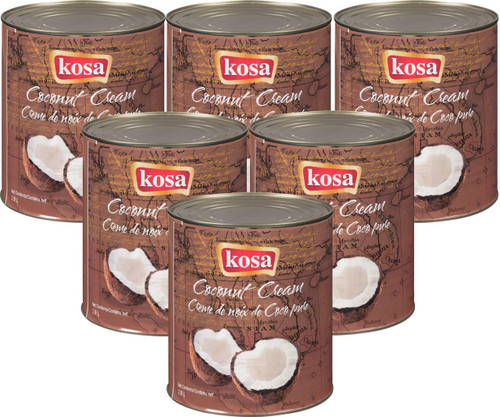 Kosa KOSA Coconut Cream Can Bulk Food Service 2.9L (6/Case) 