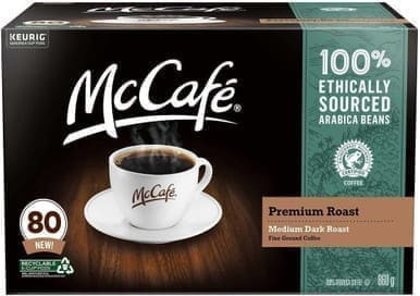 McCafÃ© Premium Roast Coffee K-Cup Pods - 80 Count | Bold and Flavorful Coffee Delight