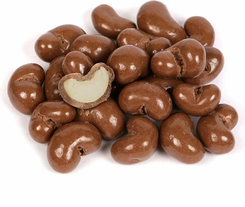 Chicken Pieces Milk Chocolate-Covered Cashews Bulk Food Service 25 lbs/11.33 kgs