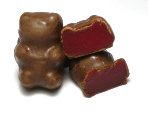 Chicken Pieces Chocolate Covered Cinnamon Bears Bulk Food Service 27 lbs/12.24 kgs 
