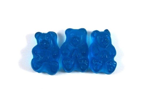 Chicken Pieces Blue Raspberry Gummy Bears Bulk Food Service 20 lbs/9.07 kgs 