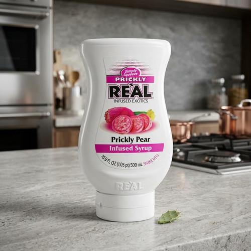 Real Prickly Pear Puree Infused Syrup 16.9 fl. oz/500ml