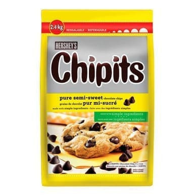 Hershey’s Chipits Pure Semi-sweet Chocolate Chips - 2.4 kg | Rich Chocolate Indulgence for Baking