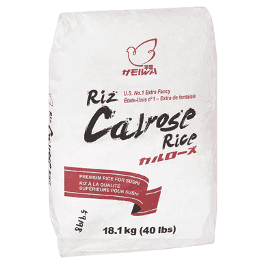 Heiwa Calrose Premium Sushi Rice | Bulk Food Service | 18.1 kg/39 Lbs