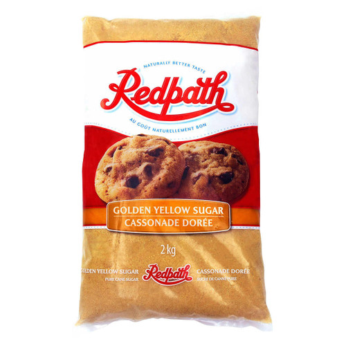 Redpath Golden Yellow Sugar - 2 kg | Rich and Mellow Sweetener- Chicken Pieces
