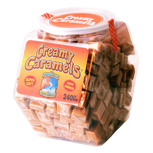 Creamy Caramels Candy - 240 Pieces × 6.7g - Indulgent Sweet Morsels- Chicken Pieces