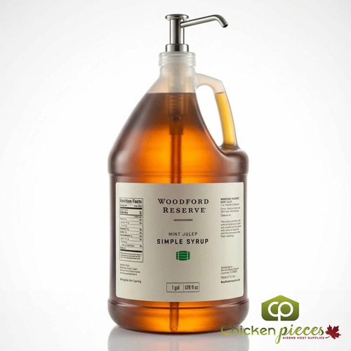WOODFORD RESERVE Woodford Reserve Mint Julep Simple Syrup | 1 Gallon - Elevate Your Cocktails with Classic Southern Flavor