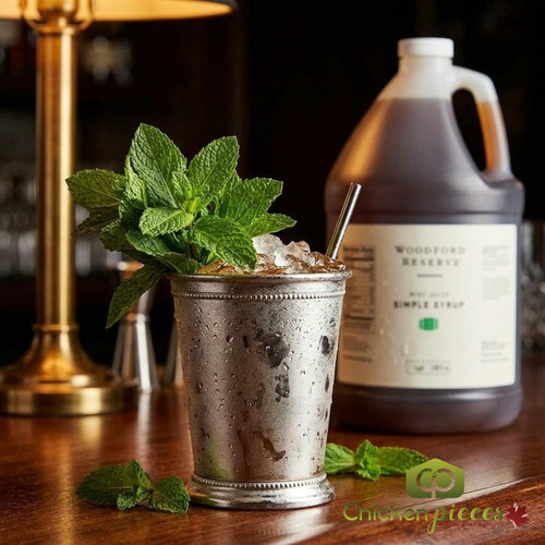 WOODFORD RESERVE Woodford Reserve Mint Julep Simple Syrup | 1 Gallon - Elevate Your Cocktails with Classic Southern Flavor