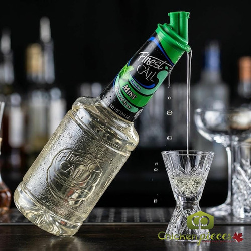 Finest Call Premium Mint Syrup Bulk Food Service 1 L-Chicken Pieces