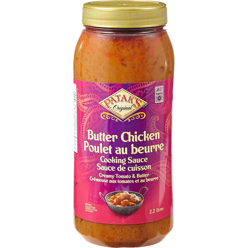  Patak's Butter Chicken Sauce - Bulk Food Service - 2.2 L / 4.85 lbs - Rich & Creamy Flavor 
