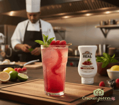 Real Raspberry Flavor Puree Gourmet Infused Syrup 16.9 fl. oz.