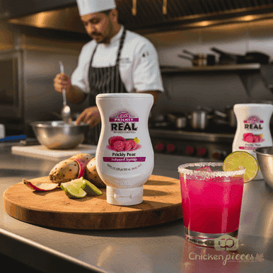 Real Prickly 16.9 fl. oz. Pear Delight Puree Infused Syrup