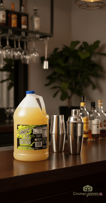 Finest Call Zesty Citrus Lime Sour 1 Gallon Mix Concentrate-Chicken Pieces