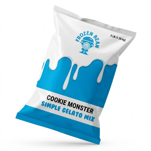 THE GELATO LAB The Gelato Lab Cookie Monster Soft Serve Mix 3 lb/1.36 kgs - 5/Case