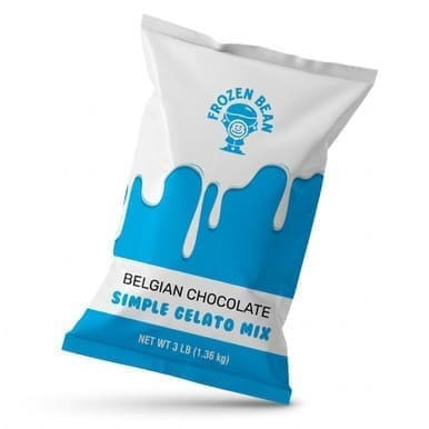 The Gelato Lab Belgian Chocolate Soft Serve Mix 3 lb/5/Case