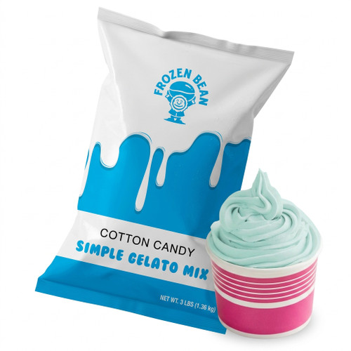 THE GELATO LAB The Gelato Lab Cotton Candy Soft Serve Mix 3 lb/1.36 kgs - 5/Case