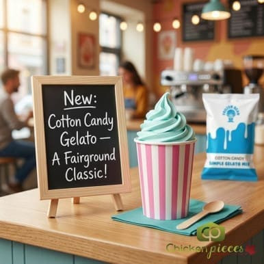 The Gelato Lab Cotton Candy Soft Serve Mix 3 lb/1.36 kgs - 5/Case