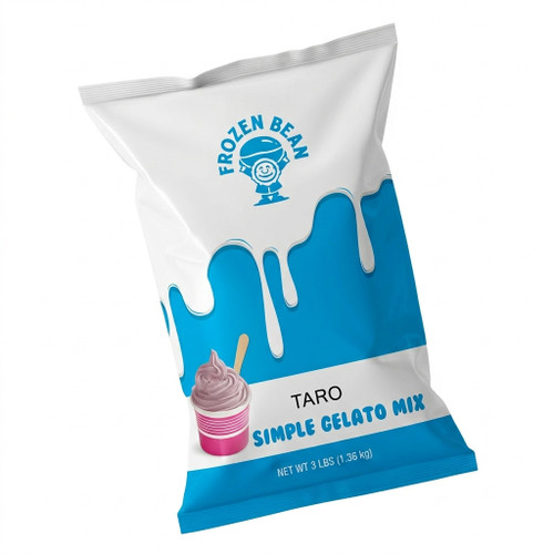 THE GELATO LAB The Frozen Bean Taro Soft Serve Mix 3 lb/1.36 kgs - 5/Case