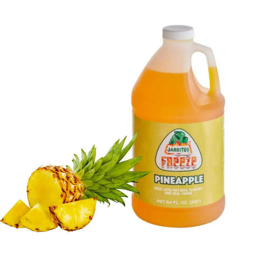 jarritos Jarritos Pineapple Slushy Syrup 5:1 Food Service Concentrate | 1.89L/64 OZ | 6/CASE | 60 CASES PER PALLET (360 BOTTLES) 