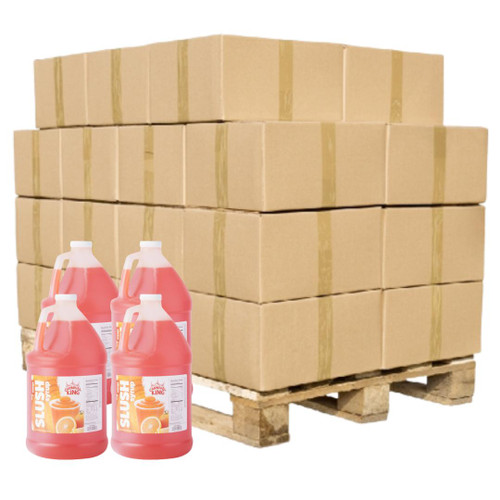 CONCESSION Concession Stand Orange Slushy Syrup 5:1 Bulk Food Service Concentrate | 1 Gallon | 4/CASE | 48 CASES PER PALLET (192 BOTTLES) 