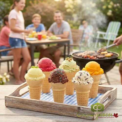 JOY #30 Flat Bottom Cake Cone Dispenser Pack - 600/Case