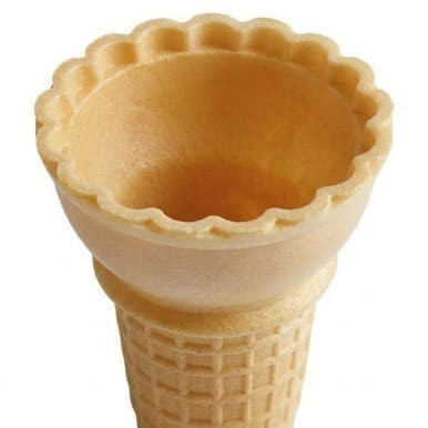 JOY #30 Flat Bottom Cake Cone Dispenser Pack - 600/Case | Convenient and Easy-to-Use