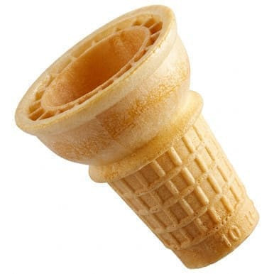 JOY #10 Flat Bottom Ice Cream Cake Cones Bulk - 720/Case | Crispy and Versatile