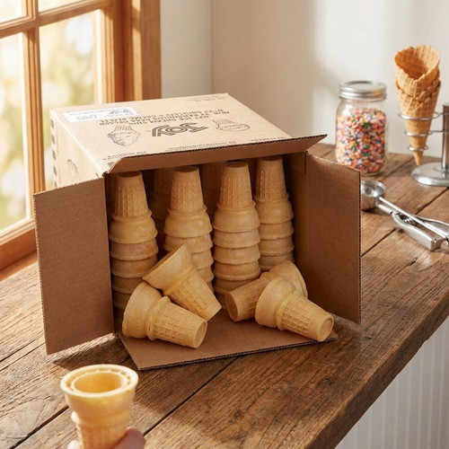 JOY #22 Flat Bottom Cake Cone - 720/Case