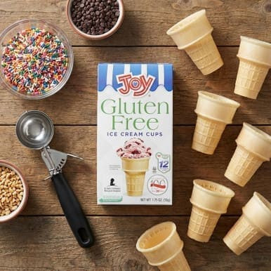 JOY Flat Bottom Gluten-Free Cake Cone - 96/Case | Delicious Treats for Gluten-Free Enjoyment