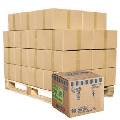JOY Flat Bottom Gluten-Free Cake Cone - 96/Case | 16 Cases Per Pallet | 1536 CONES