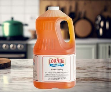 LouAna Butter Flavored Topping 1 Gallon | 7.8 LBS