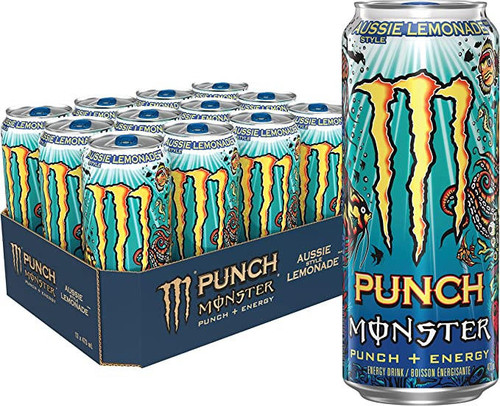 monster MONSTER Punch Aussie Style Lemonade 473 ml | 12.48 lbs | 12/Case 