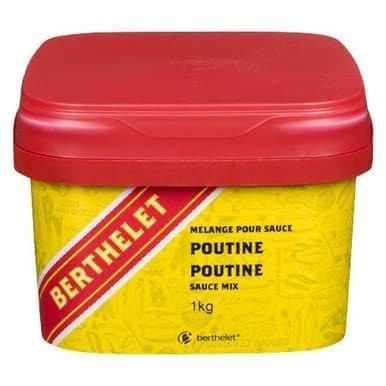 BERTHELET Sauce Mix, Poutine 1kg - Authentic and Flavorful