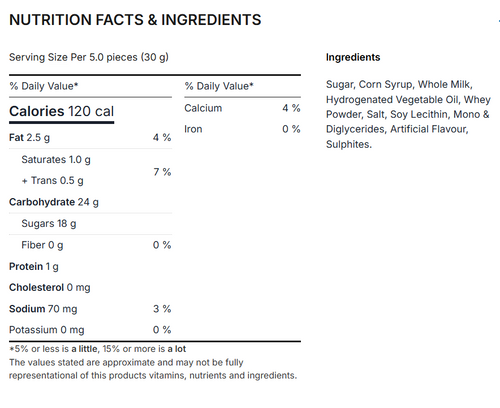 REGAL Creamy Caramels 1.6kg/3.52lbs - Irresistibly Rich and Buttery