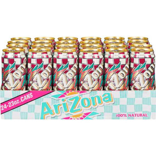  ARIZONA Raspberry Tea | Bulk Case of 24 | 680ml Cans | Premium Beverage 