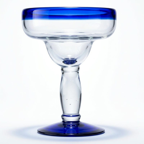 Libbey Aruba 12 oz. Cobalt Accent Margarita Glass Set - 12/Case-Chicken Pieces