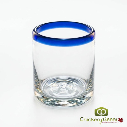 Libbey Aruba 12 oz. Cobalt Accent Rocks Glass Set - 12/Case-Chicken Pieces