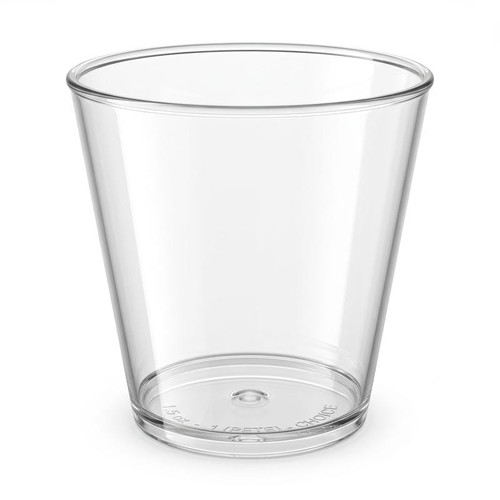 CP 9 oz. Light Weight Clear Plastic Stemless Champagne Flute - 64/Case | Celebrate with Class in Convenient Stemless Style -Chicken Pieces