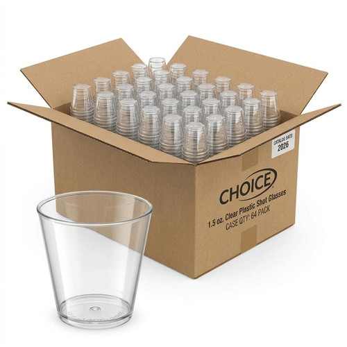 CP 9 oz. Light Weight Clear Plastic Stemless Champagne Flute - 64/Case | Celebrate with Class in Convenient Stemless Style -Chicken Pieces