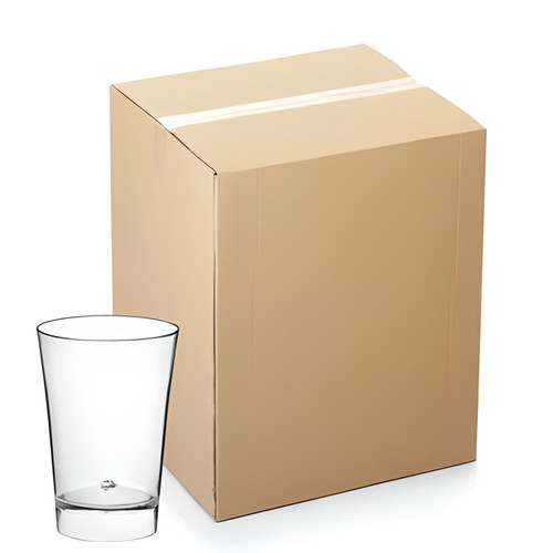 CP Clear Plastic Tiny Upscale Shot Glass 2 oz. - 200/Case