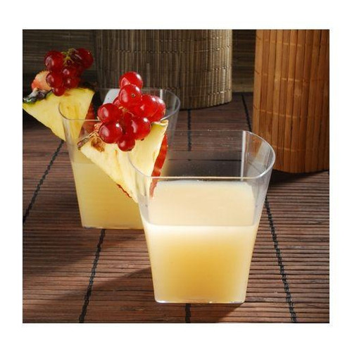  Fineline Tiny Temptations 2.2 oz. Tiny Tumblers Clear Plastic Cup - 200/Case 