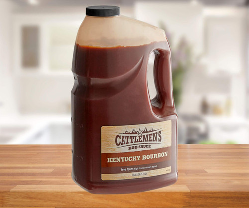 Cattlemen's 1 Gallon Kentucky Bourbon BBQ Sauce | Bold Flavor Infused with Bourbon