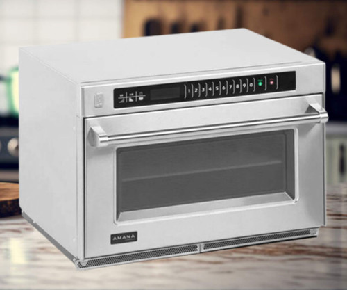 Amana Heavy Duty Commercial Steamer Microwave Oven - 208/240V, 2200W | Versatile Cooking Power and Steaming Performance