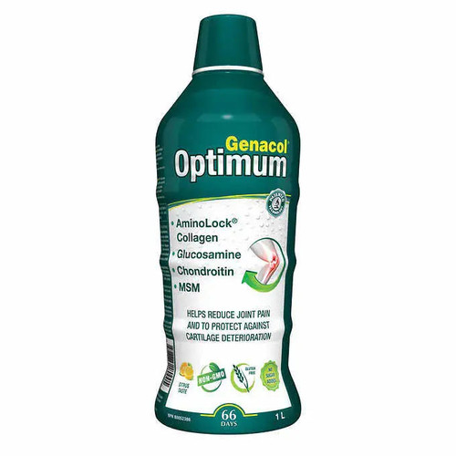  Genacol Optimum - Collagen, Glucosamine/Chondroitin & MSM - 1L | Joint Health Support 