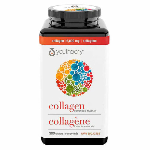  Youtheory Collagen Advanced Formula, 390 Tablets | Skin and Joint Health Support 