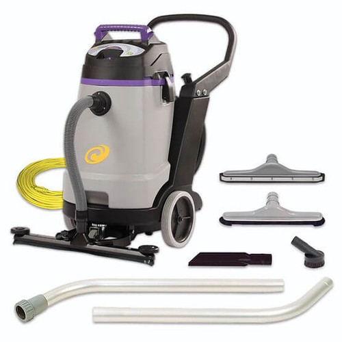 ProTeam 15 Gallon ProGuard 15 Wet / Dry Vacuum with Tool Kit and Front Mount Squeegee - 120V | Heavy-Duty Cleaning for Wet and Dry Environments