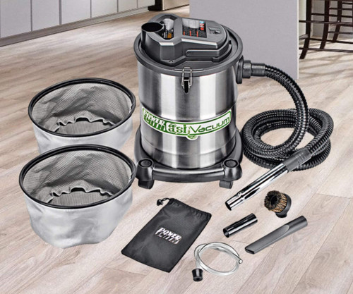 PowerSmith 7 Gallon Canister Ash Vacuum Cleaner with Toolkit | Efficient Ash Cleanup