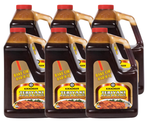 KIKKOMAN Kikkoman 5 lb. Teriyaki Baste & Glaze with Honey & Pineapple - 6/Case - CHICKEN PIECES